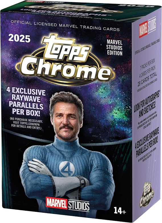 2025 Topps Marvel Studios Chrome - Factory Sealed - Value Box