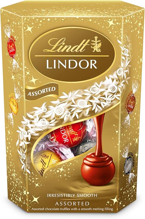 Lindt Lindor Assorted Chocolate Truffles Box, 200g