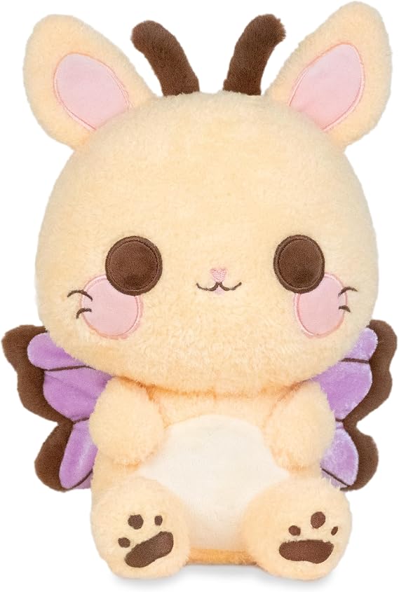Cuddle Barn PlushGoals - Bella The Bouncy Bunny-Fly | Cute Kawaii Soft Plush Butterfly Bunny Rabbit Cuddly Fairy, 11 inches
