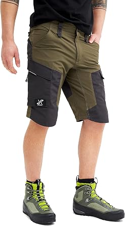 RevolutionRace Mens RVRC GP Shorts, Durable and Water Repellent Hiking Shorts for All Outdoor Activities