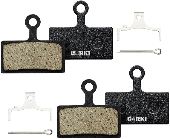 2 Pairs Brake Pads for shimano XT Br-M8000 M785 XTR M9000 M9020 M987 M988 M985 SLX M7000 M675 M666 Deore M615 RS785 R785 CX75 R515 R315 R317 R517 Alfine S700 (Resin,Semi-metallic,Sintered Metal)