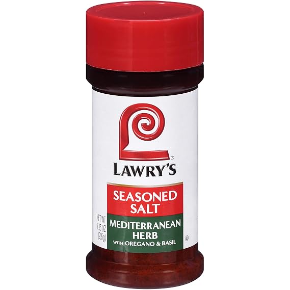 Lawry's Mediterranean Herb with Oregano & Basil Seasoned Salt, 7.25 oz