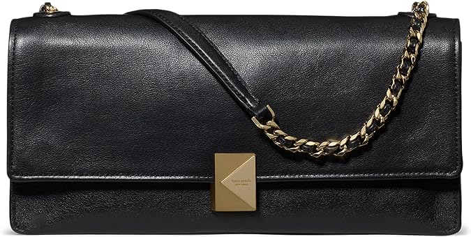 kate spade new york Deco Glazed Leather Soft Shoulder Bag