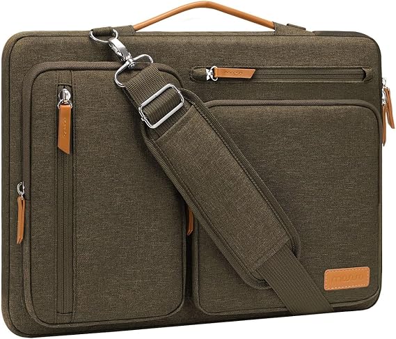MOSISO 360 Protective Laptop Shoulder Bag 15 inch, 15 inch Laptop Bag