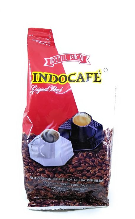 Indocafe Original Blend Refill Pack Instant Coffee (1.76 Oz) by Indocafe