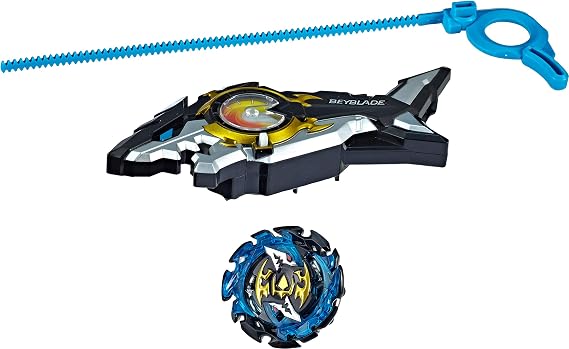 Beyblade Burst Turbo Slingshock Riptide Blast Set - Right/Left-Spin Launcher with Right-Spin Battling Top, Age 8+