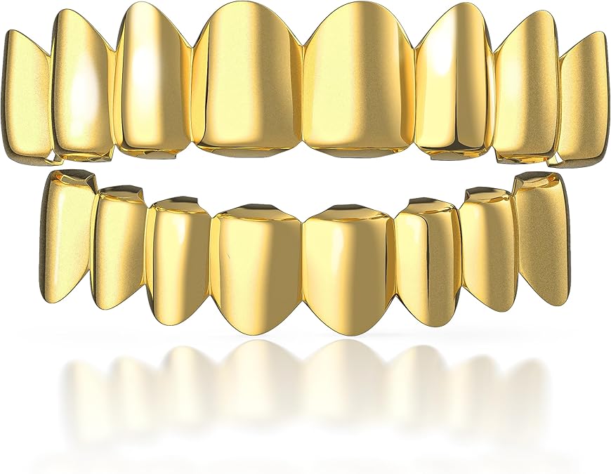 Grillz, Gold Teeth Grillz for Women, Grills for Teeth, Grillz Teeth Men, Grills for Your Teeth, Fake Grill, Tooth Grill
