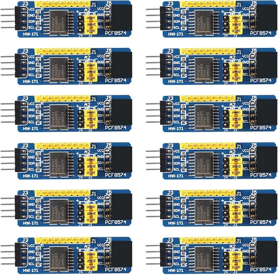 12PCS PCF8574 IO MCU Expansion Board I2C Interface 8bit I/O Expander IIC Bus Evaluation Development Module