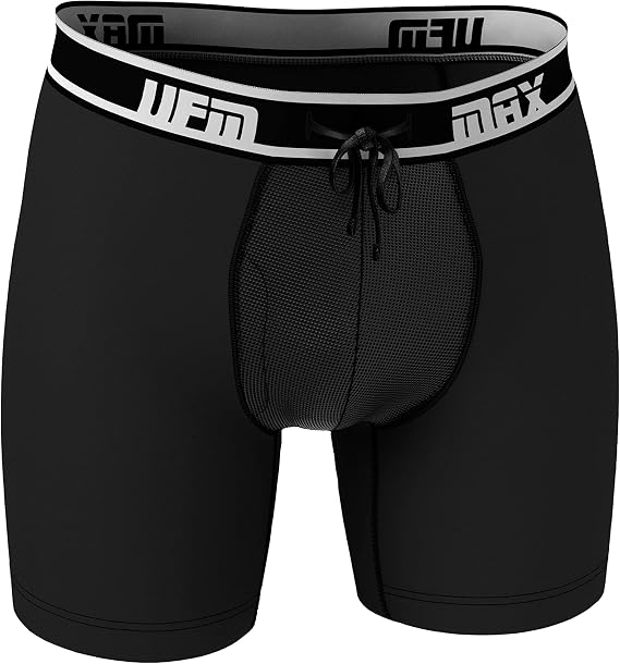 UFM Mens Viscose Boxer Brief w/Patented Adj. Support Pouch MAX Support Gen 3.1