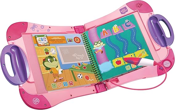 Leapfrog LeapStart Electronic Book, Educational and Interactive Playbook Toy for Toddler and Pre School Boys & Girls 2, 3, 4, 5, 6, 7 Year Olds, Pink