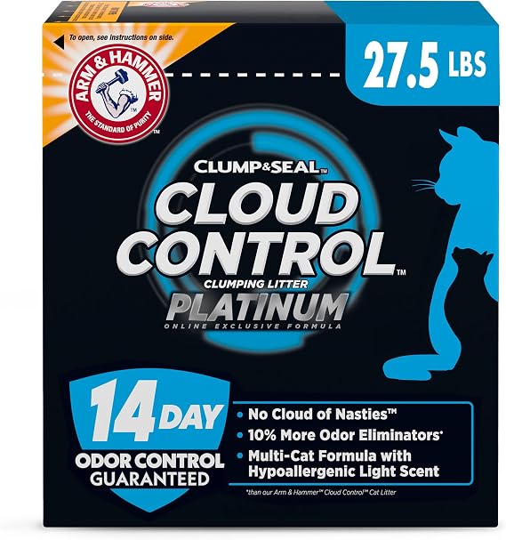 ARM & Hammer Cloud Control Platinum Cat Litter, 27.5 lbs