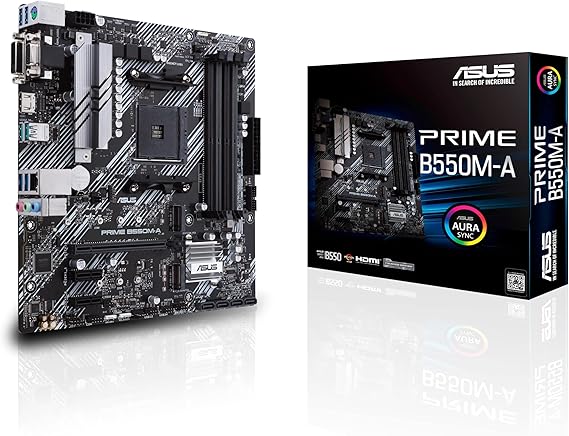 ASUS Prime B550M-A Gaming Motherboard Socket AM4