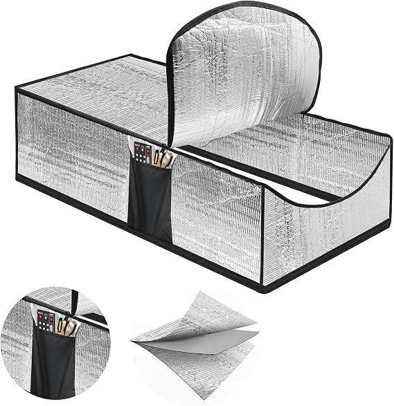 Windspeed Attic Stairs Insulation Cover with Zipper 542511 in Attic Door Insulation Cover Double Layer Loft Fan Insulate Hood for Thermal Insulate Loft Access Door Opening