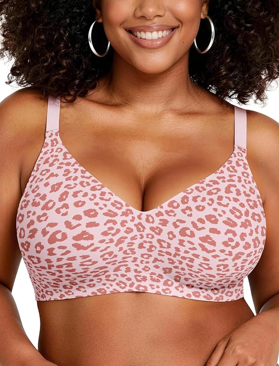 OEAK Women Wireless Jelly Bra Supportive Convertible Tshirt Bras