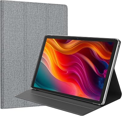 2024 Tablet Case for DOMATON D106C 10 inch, Anti-Slip Soft Back Cover Case, Protective Shock Proof, Light Weight Gray