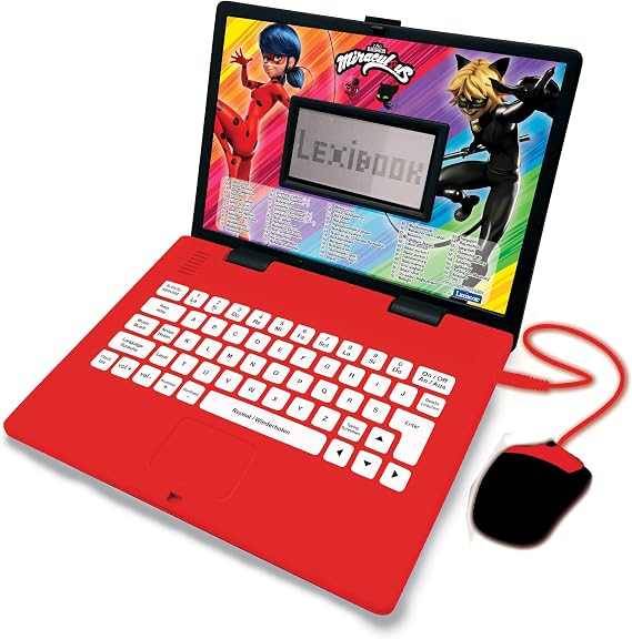 Lexibook, Miraculous Educational Laptop for kids, JC598MIi3LXB
