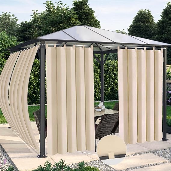 OutdoorLines Waterproof Outdoor Curtains for Patio