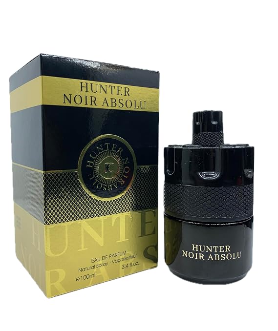 9 O'CLOCK Hunter Noir Absolu Men's Cologne 3.4 Fl. Oz. Eau de Parfum Spray