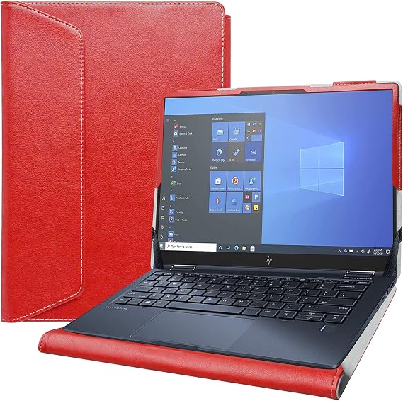 Protective Case for HP Spectre x360 14-eaX 14-efX 14-ea0023dx 14t-ea000/ Elite Dragonfly G3 & Case for ASUS ROG Flow X13 GV301RC 13.5" [Not fit Elite Dragonfly G1 G2],Red