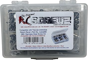tra086 - Compatible with Traxxas Unlimited Desert Racer (85076-4) Stainless Steel Screw Ki