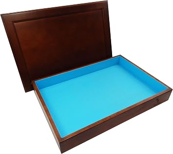 PlayTherapySupply Premium Wooden Sandtray with Lid