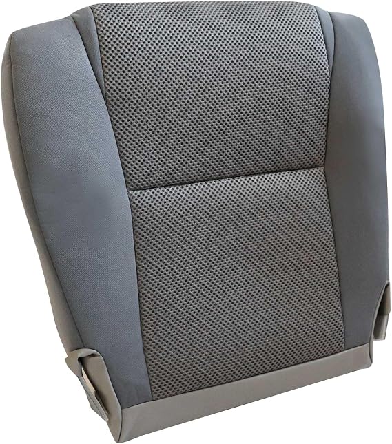 Front Driver Side Bottom Replacement Cloth Seat Covers Gray Compatible with Toyota Tacoma Manual 2009 2010 2011 2012 2013 2014 2015