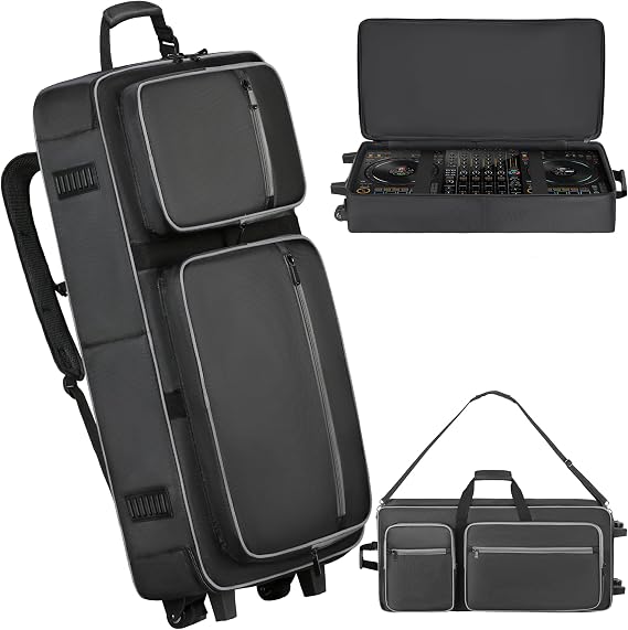 DJ Controller Case with Wheels Compatible with DDJ 800 / FLX6 / SX3 /MC7000