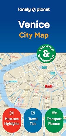 Lonely Planet Venice City Map: Durable, Waterproof, Easy-Fold Planning Map with Attractions & Walking Tours (Compact City Planning Maps)