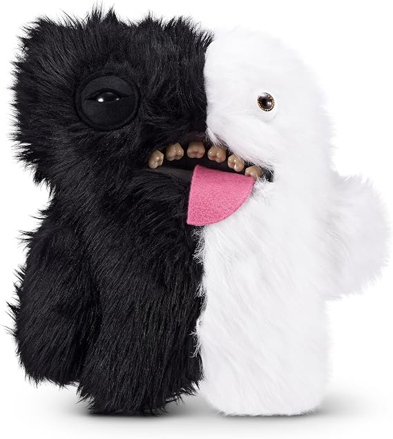 Fuggler Misfit Monsters 9-inch by ZURU, Funny Ugly Monster Plush Toy, Soft Doll Plushies for Kids and Adults (Munch Munch & Old Tooth)
