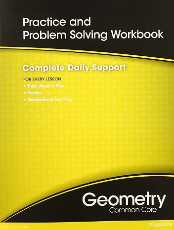 High School Math Common-core Geometry Practice/problem Solving Workbook Grade 9/10