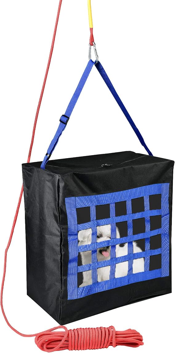 Fire Evacuation Device for Pets up to 55 Lb, Medium 19"x18"x10"