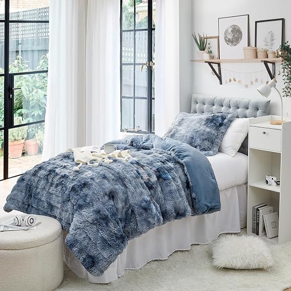 Byourbed Snowball Chunky Bunny - Coma Inducer Oversized Twin Comforter Set - Midnight Moon