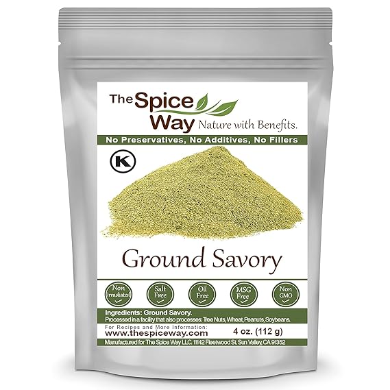 The Spice Way Ground Savory - 4 oz resealable bag