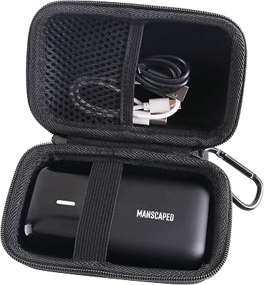 WAIYUCN Hard Carrying Case Compatible with MANSCAPED The Handyman Compact Face Shaver Case.