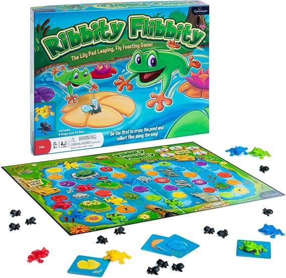 Continuum Games Ribbity Flibbity, the Lily Pad Leaping, Fly Feasting Game