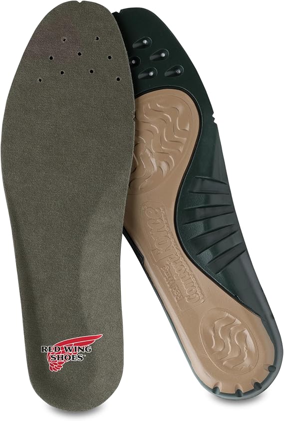 Red Wing Shoes Comfortforce Footbed Insoles, Molded Arch, Heel Cup, 12 Medium