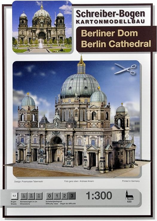Berlin Cathedral Card Model