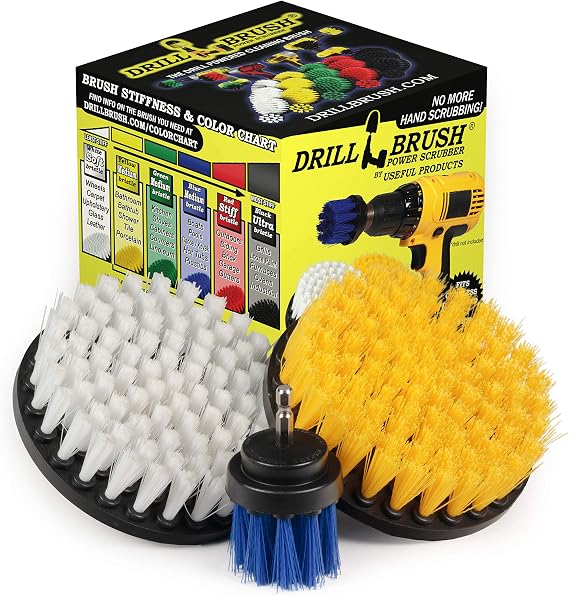 Cleaning Scrub Brush - Boat Cleaning Brush - Tile Scrub Brush - Grout Tool