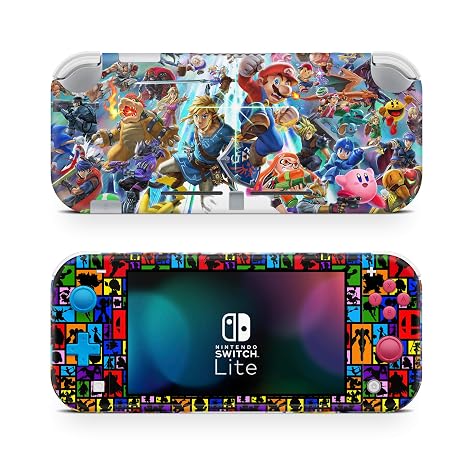 Smash Ultimate SSBU SSB5 Game Skin for Nintendo Switch Lite Console