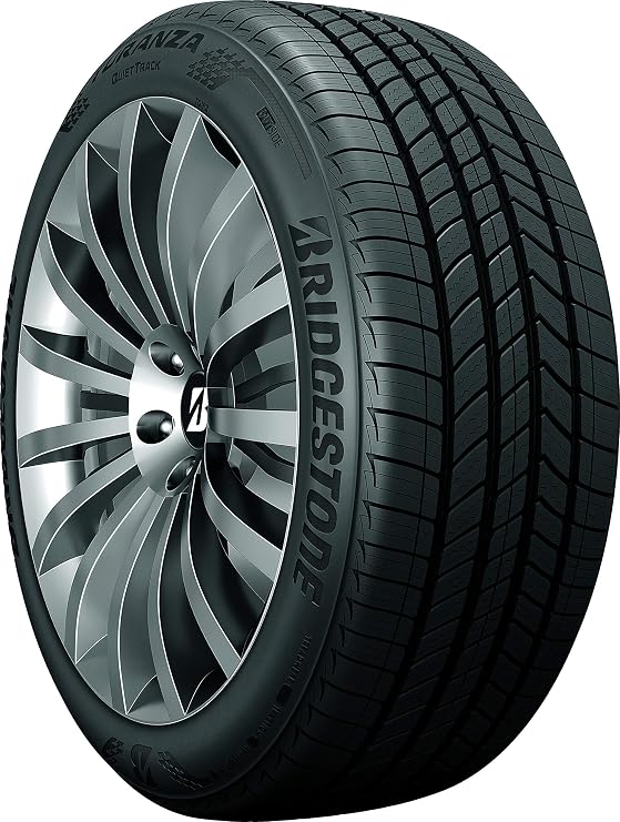 Bridgestone Turanza QuietTrack All-Season Touring Tire 215/55R17 94 V | Passenger Touring All Season Traction 94V Rated Standard Load Radial Construction Black Sidewall Tire