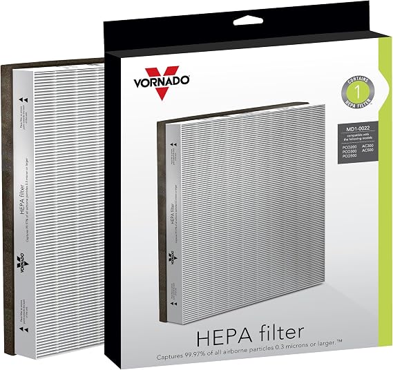 Vornado MD1-0022 Air Purifier Filter, 1 Count (Pack of 1), White