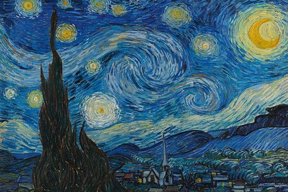 Starry Night by Vincent Van Gogh Poster Print