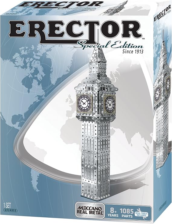 MECCANO Erector Big Ben Building Kit (Special Edition)