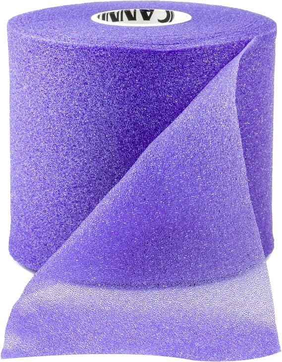 Cannon Sports Pre Wrap Foam Underwrap - 2.75" x 30 Yards Per Roll - Athletic Underwrap for Sports Tape, Training & Exercise (Purple)