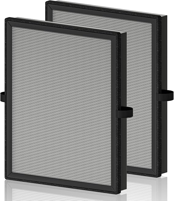 MK04 Air Filter Replacement for AROEVE MK04 AP04 MG04JH Air Purifier | 2-Pack 4-in-1 High-Efficiency Activated Carbon Filter for Dust, Pet Dander, Smoke, Pollen (Smoke Remover Version)