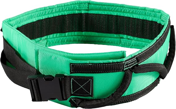 Patient Aid Patient Transfer Handling Belt, Padded Walking Gait Belt with Quick Release Buckle, Size Medium