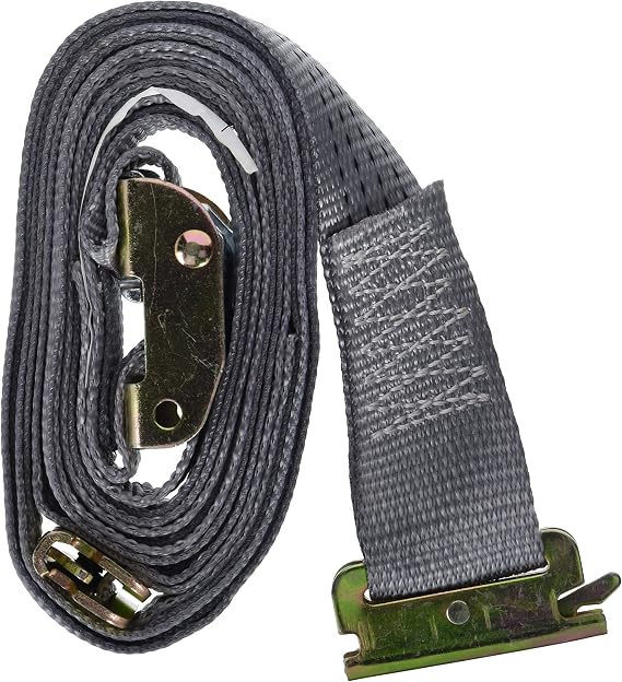 Monster Trucks MT10202 Webbed Polyester Strap with Cambuckle, 16ft, Gray