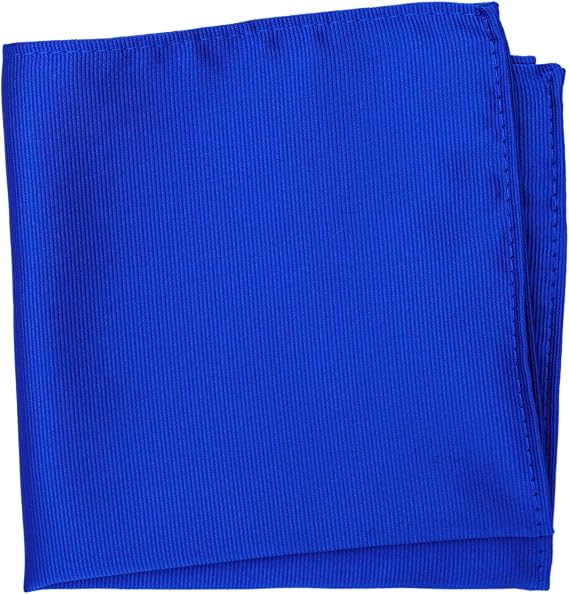 Solid Pocket Square for Men's Suits and Blazers