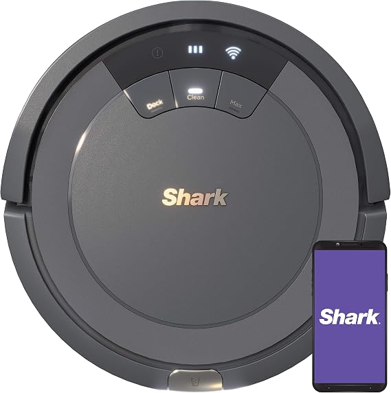 Shark ION Robot Vacuum, Tri-Brush System, Grey, AV753