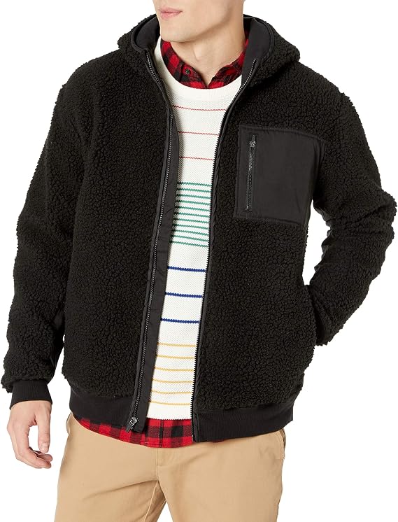 RVCA mens Knoll Sherpa Jacket
